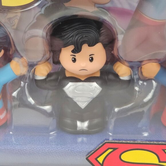 Little People Collector DC Comics Superman Mini Figures Fisher Price 4 Piece Set - Picture 5 of 11